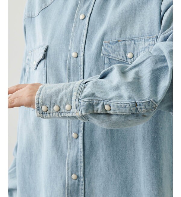 RED CARD / レッドカード】Nelly Denim Shirts | resultato.com.br