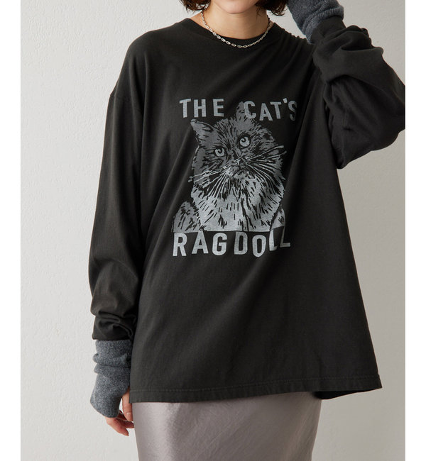 CAT ロングTシャツ
