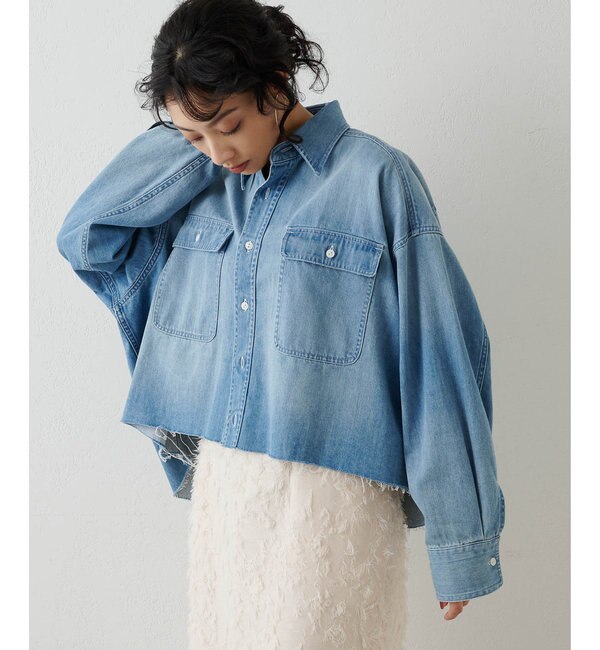 DENIM ストレッチプルオーバー|Whim Gazette(ウィム ガゼット)の通販