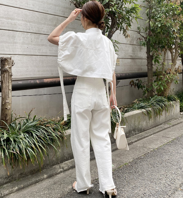 【Q.anos/キュアノス】Shell multi blouse