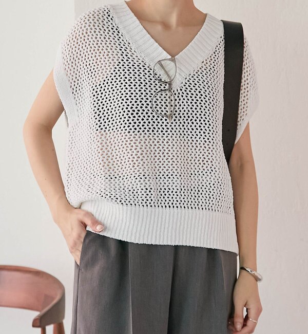 コラージュニットベスト www.nickstellino.com