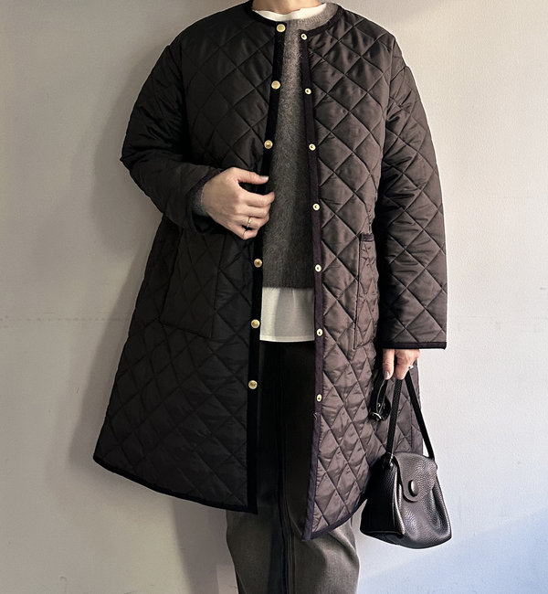 Traditional Weatherwear】キルティングロングコート|COLLAGE