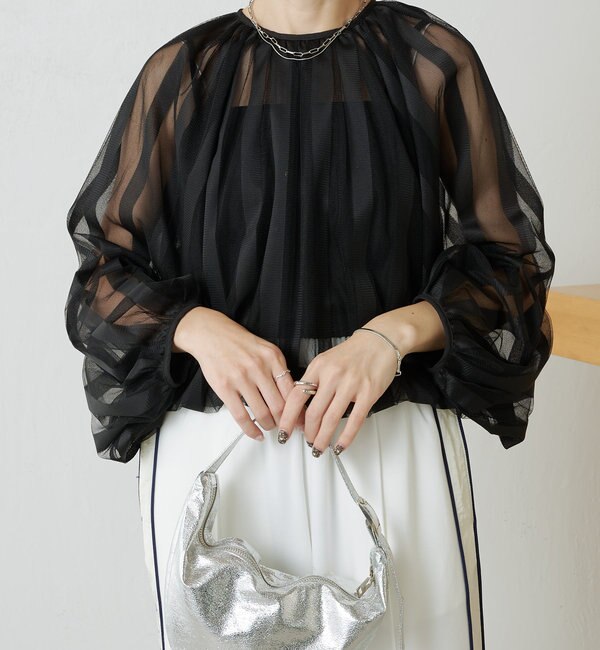 Q.anos/キュアノス】Shell multi blouse|COLLAGE GALLARDAGALANTE