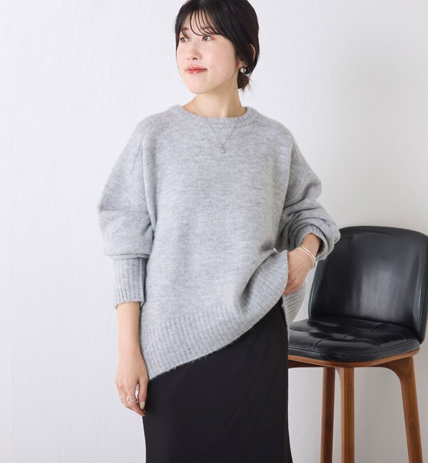 ニット ヤクライクニット/新色追加/WEB限定カラー展開 レディース