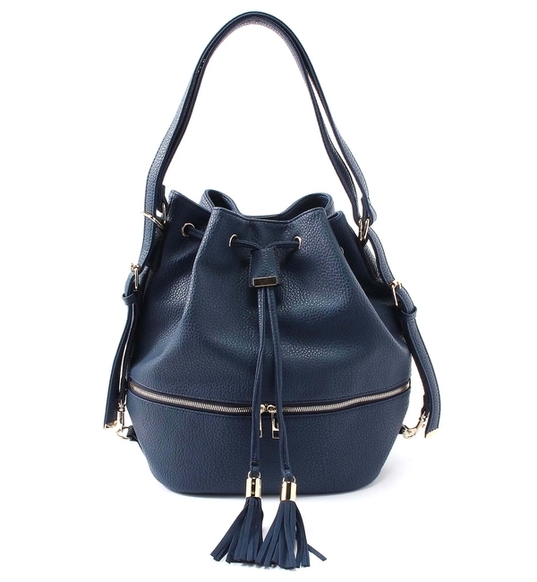 【ディスコートパリシアン/Discoat Parisien】 切り替えポケットタッセル2wayリュック [送料無料]