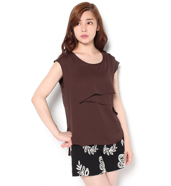 【ドゥドゥ/DouDou】 ティアードブラウス [送料無料]