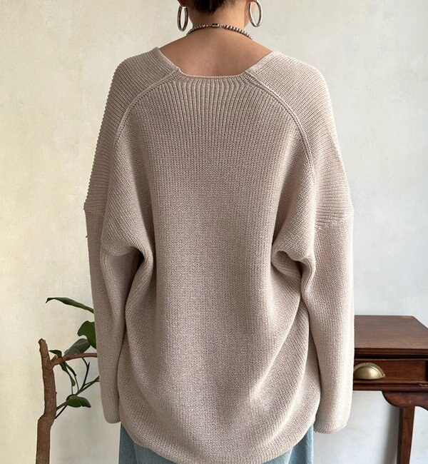 深V和紙プルオーバー