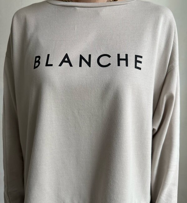 【WEB限定】 BLANCHEラバープリントロゴTEE