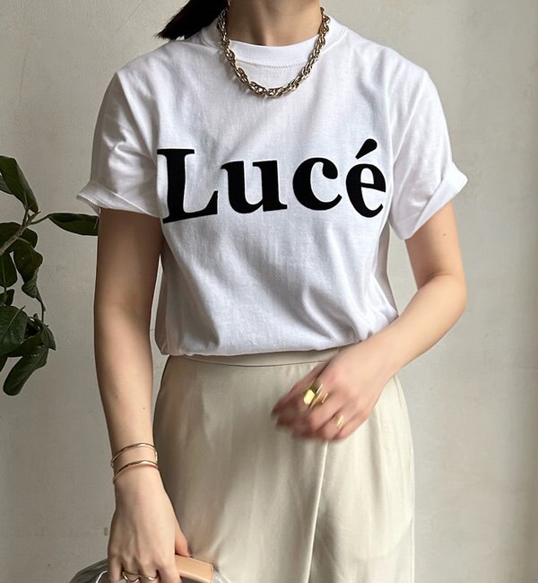 LuceフロッキーロゴTEE|DouDou(ドゥドゥ)の通販｜アイルミネ