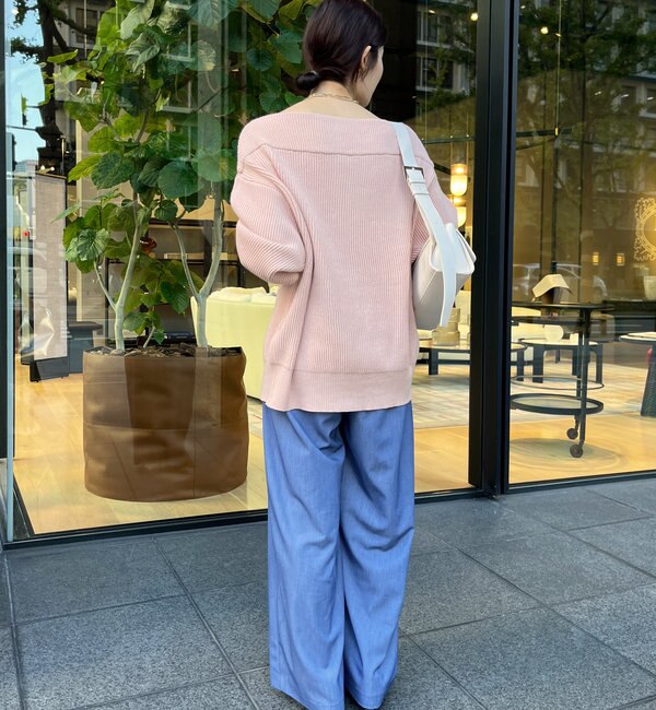 チクチクしないニット】フロントジップニット|DOUDOU(ドゥドゥ)の通販｜アイルミネ