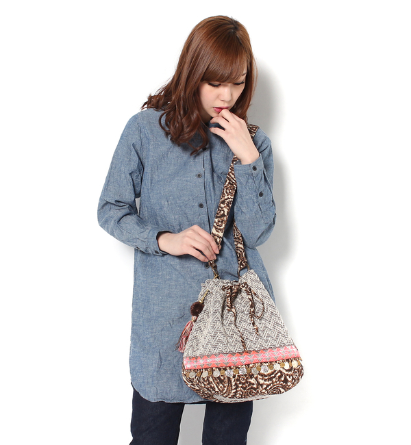 コイン付き巾着Bag