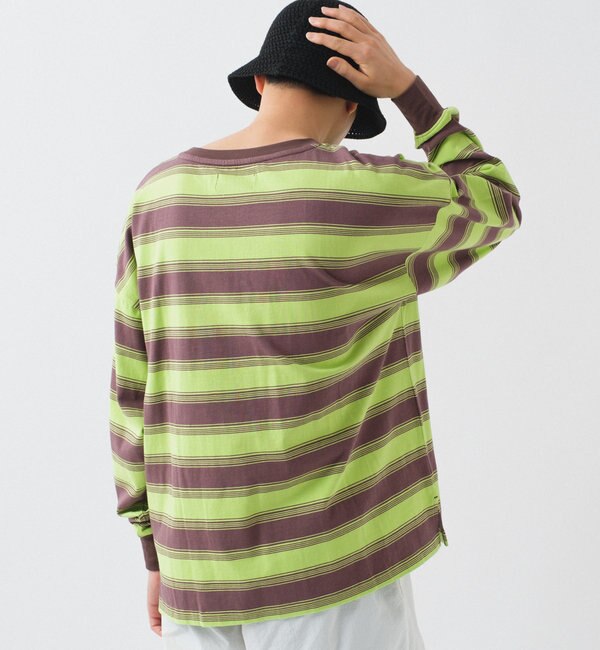 WHIMSIC】MULTI BORDER LONG SLEEVE TEE|Kastane(カスタネ)の通販