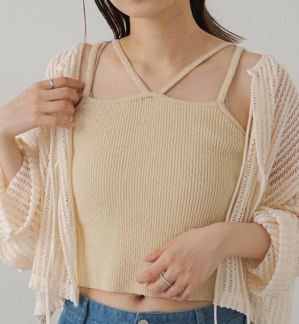 Kastane.ニットピンクキャミソール - 通販 - comfaguajiraepss.com.co