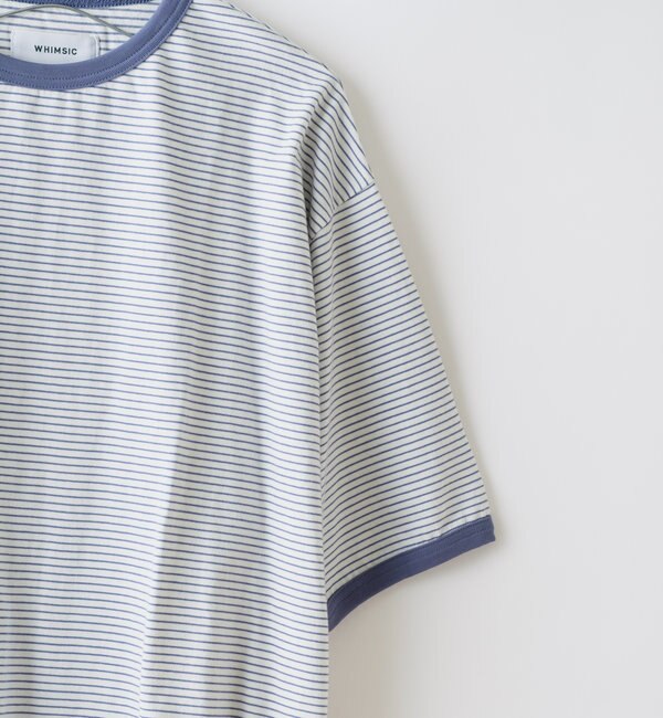 WHIMSIC】DRAWSTRING BORDER TRIM T-SHIRT|Kastane(カスタネ)の通販