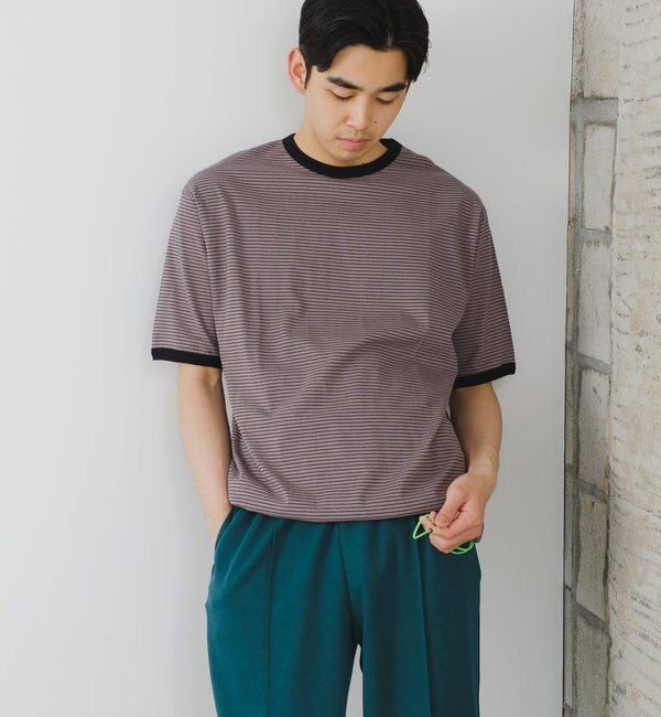 WHIMSIC】DRAWSTRING BORDER TRIM T-SHIRT|Kastane(カスタネ)の通販