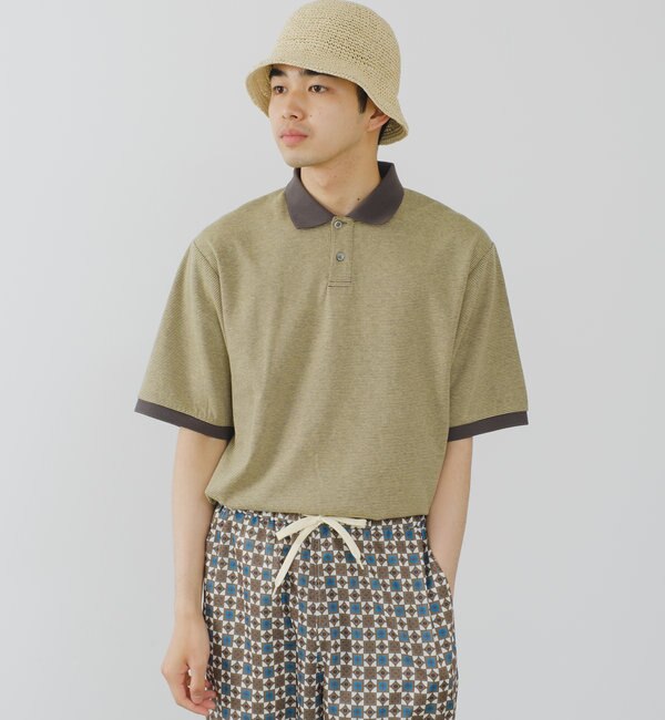 WHIMSIC】MICRO BORDER POLO SHIRT|Kastane(カスタネ)の通販｜アイルミネ