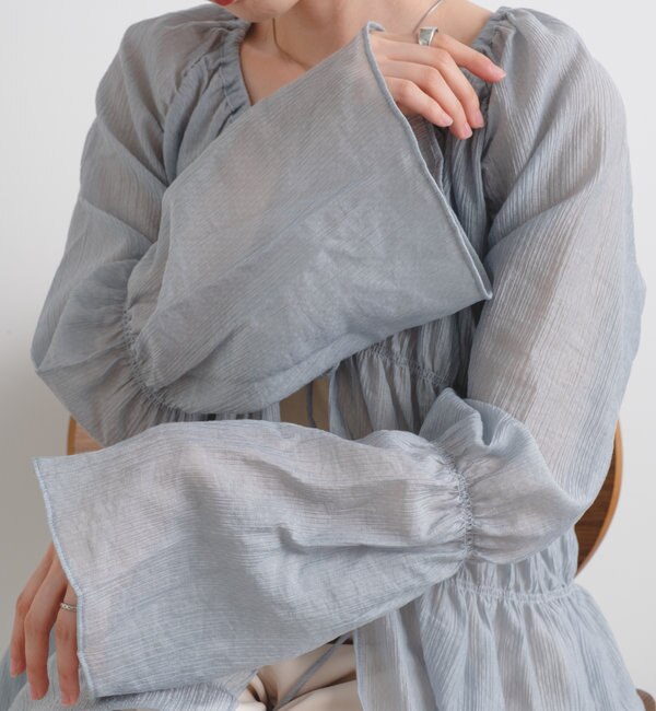 シャーリングシアーブラウス/Kastane