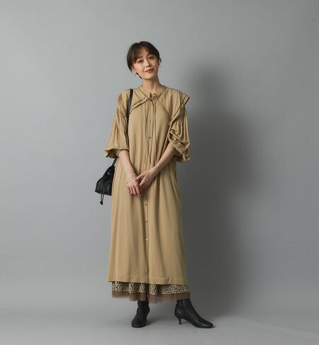 トレンドの衿デザインで華やかに 2wayつけ衿ワンピース Un Dix Cors アンディコール の通販 アイルミネ トレンドの衿デザインで華やかに 2wayつけ衿ワンピース Un Dix Cors アンディコール の通販 アイルミネ
