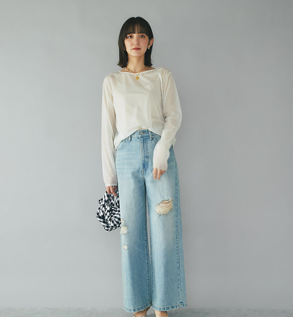 【MONN.:.(モン)】rag DENIM