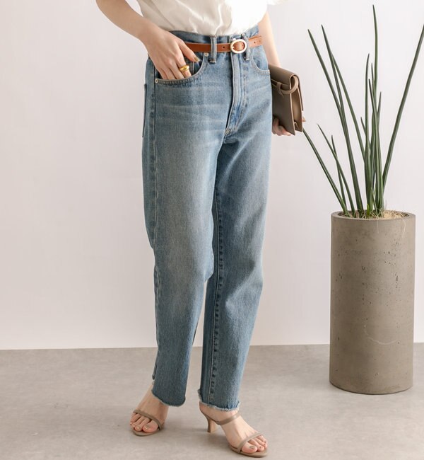 【定番得価】リヴドロアslit DENIM パンツ