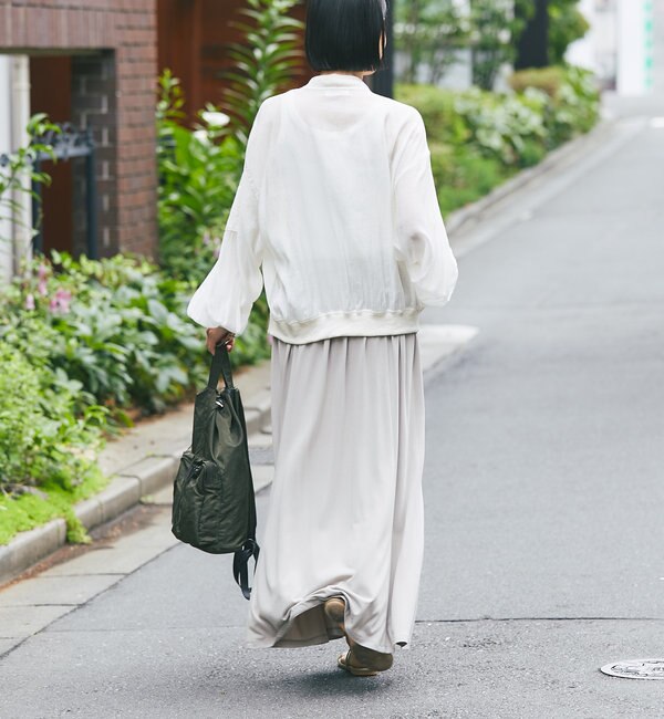 【冷房対策にも秋の羽織りにも】シアーブルゾン