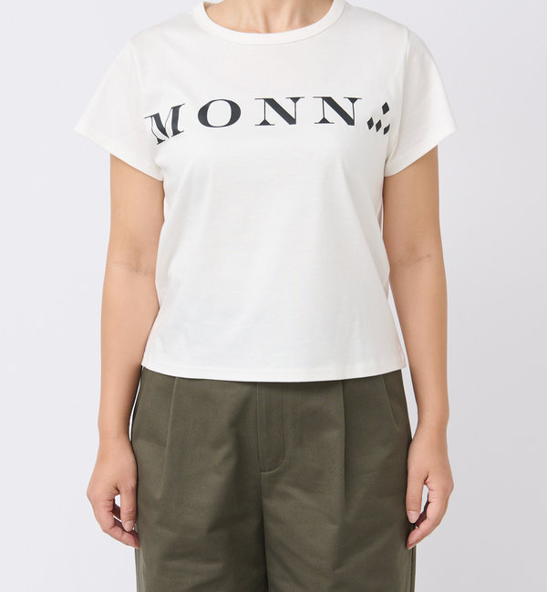 MONN.:.(モン)】ロゴTシャツ|RIVE DROITE(リヴドロワ)の通販｜アイルミネ