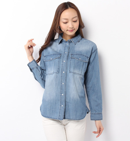 デニムオーバーシャツ
