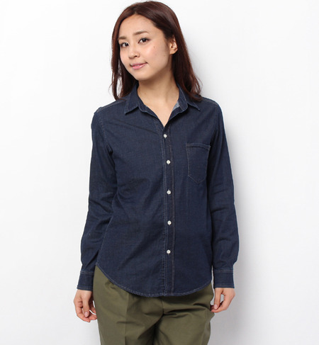 コンパクトデニムシャツ