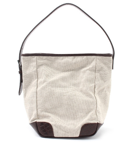 リネンクロコショルダー