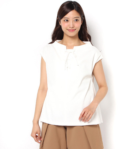 レースアッププルオーバー