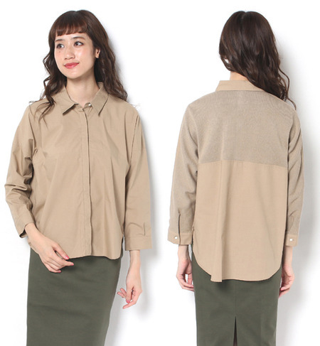 【ガリャルダガランテ/GALLARDAGALANTE】 ニットコンビシャツ [送料無料]