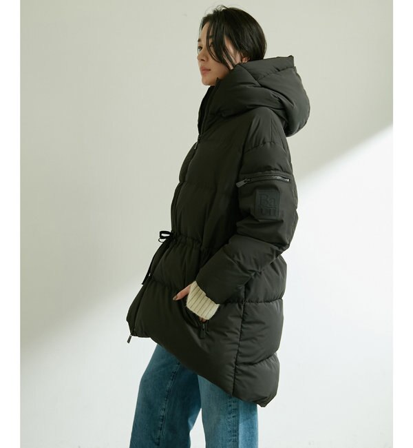 ベーコン ウィメンズ ダウンコート BIGPUFFA 13 ブラック S 直売販促品