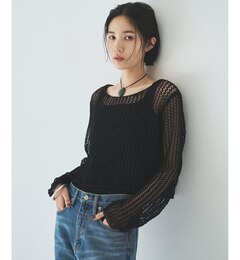 ショートメッシュニット【オンラインストア限定商品】