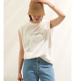 《大活躍間違いなし！》ノースリーブロゴTシャツ