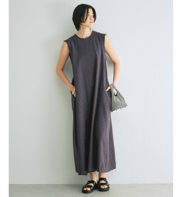 リネンテントラインワンピース