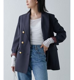 【お仕事スタイルにも！】マニッシュジャケット