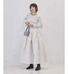 スィッチングタフタワンピース
