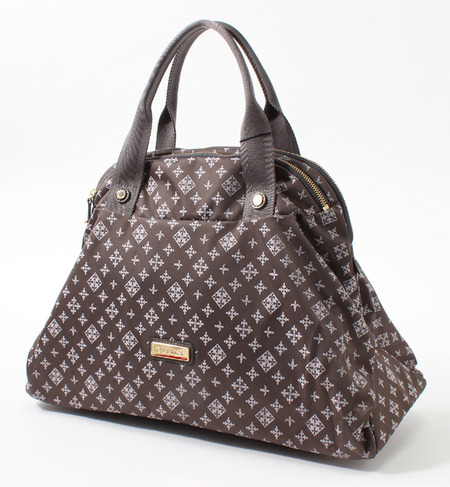 ざっくりロゴプレート付きボストンバッグ【RT14D1234790100】