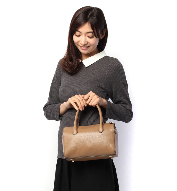 レザーミニボストンバッグ