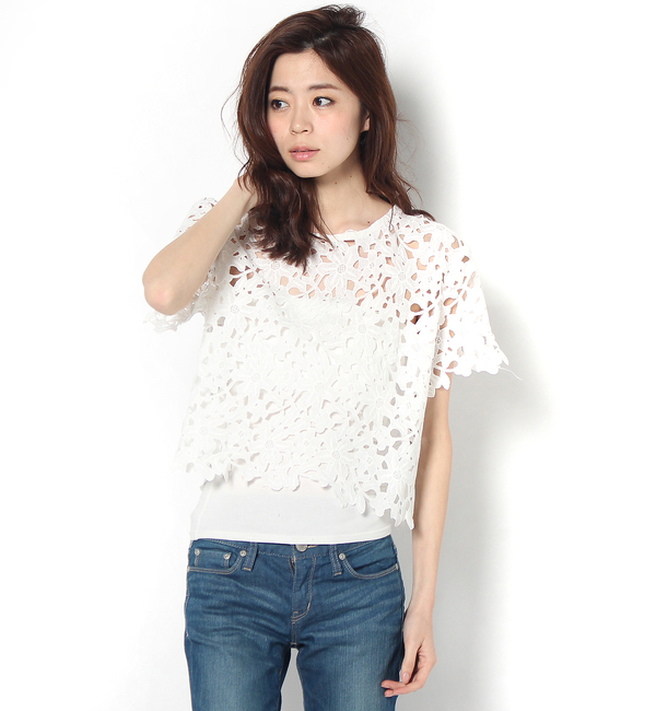 【Omekashi】レースクループルオーバー