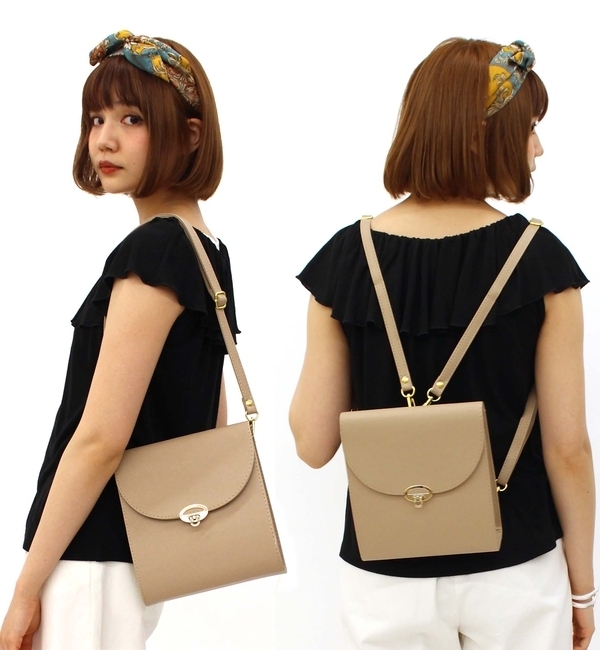 【村田 倫子×mysticLIMITED ITEM】3WAYフラップショルダー
