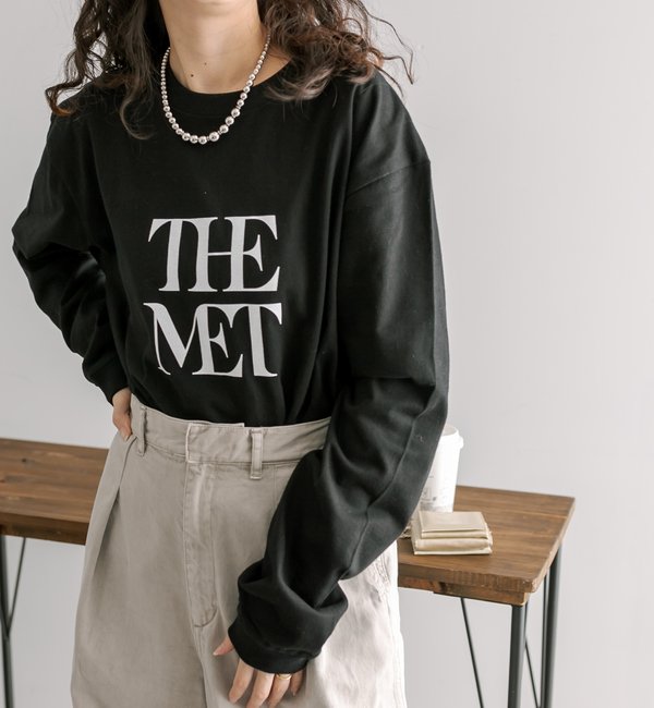 限定Ｗ特典付属 今季♡THE MET ロングTシャツ ロンT オーバーサイズ