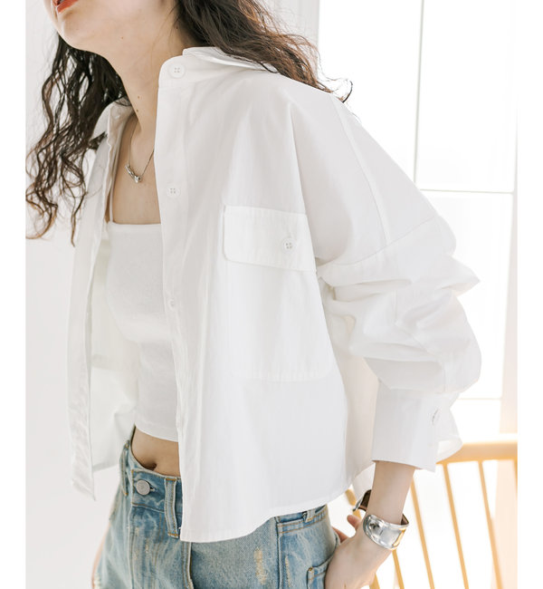 [NEW]オーバーショートシャツ