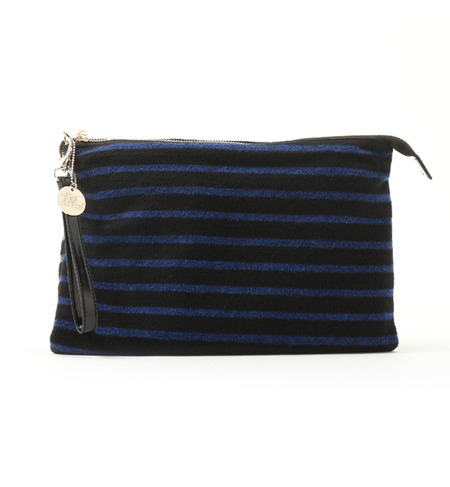 Rick&Roy/ボーダークラッチバッグ