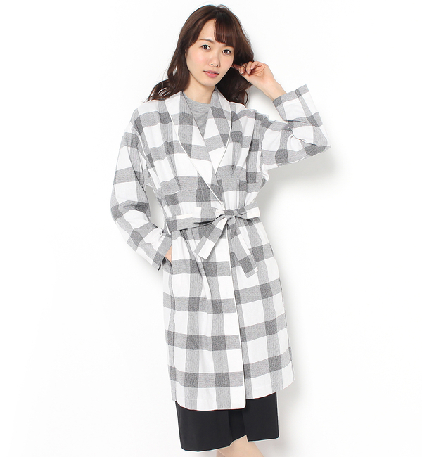 チェックシャツガウン-1