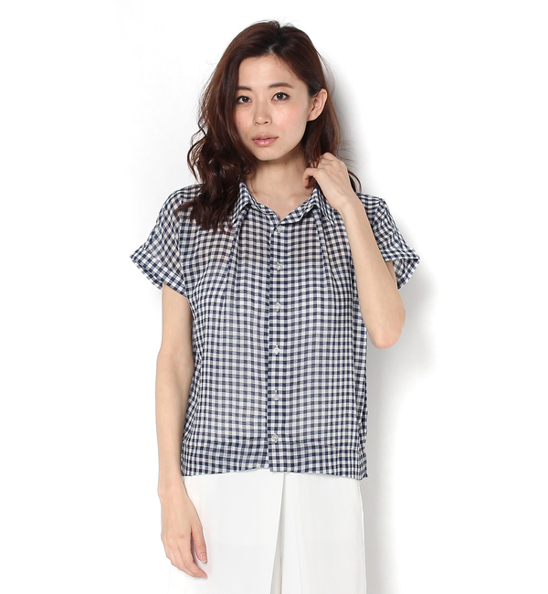 ギンガムシフォンチェックSH