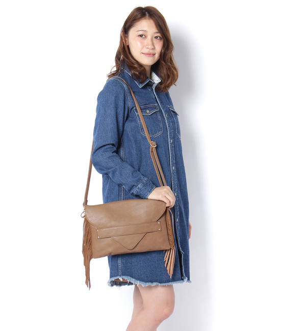 【チャオパニック/Ciaopanic】 フリンジクラッチショルダー [送料無料]