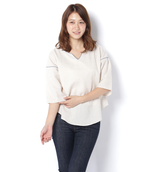 【チャオパニック/Ciaopanic】 キーネックパイピングBL [送料無料]