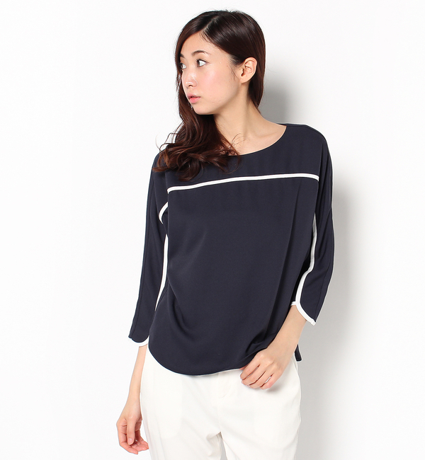 【ラウンジドレス/Loungedress】 パイピングBL [送料無料]
