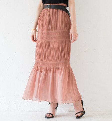 マジョリカクレープスカート スカート ラウンジドレス Loungedress の通販 アイルミネ